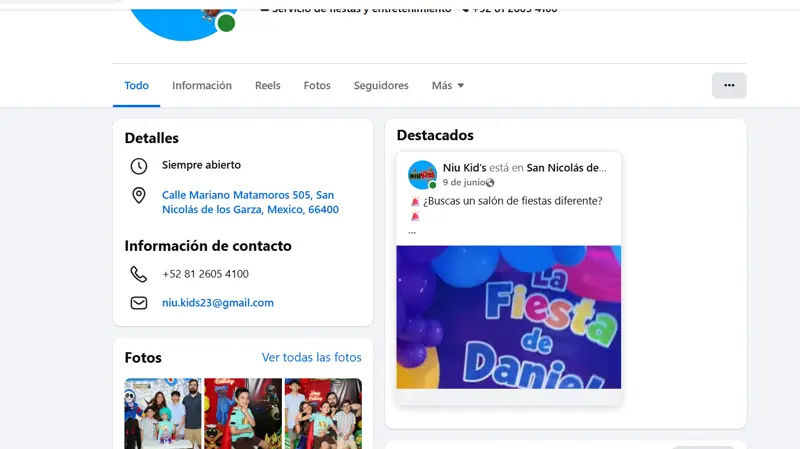 Mesas y juegos a la vista